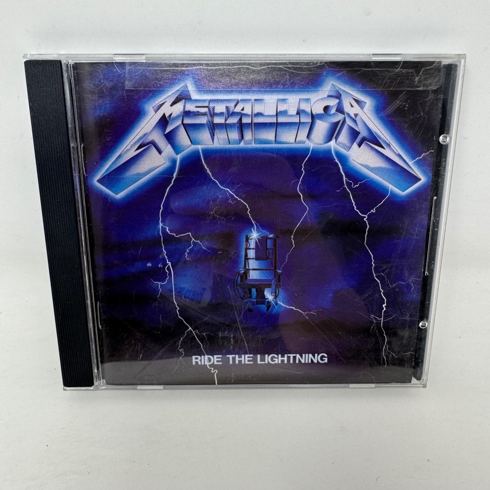 Metallica Ride the Lightning CD Elektra 60396-2 Heavy Metal Early 1984 WEA Press